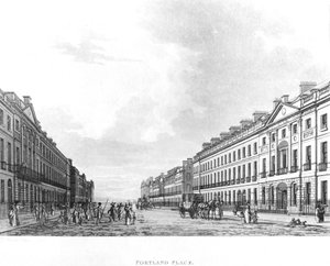 Portland Place, London, 1800
