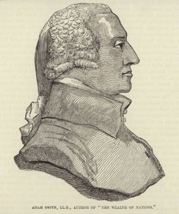 Portrait of Adam Smith by English School