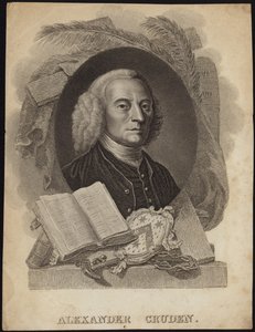 Portrait of Alexander Cruden by English School