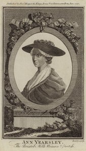 Portrait of Ann Yearsley by English School