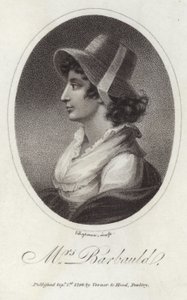 Portrait of Anna Laetitia Barbauld by English School