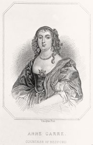 Portrait of Anne Carre, Countess of Bedford by English School