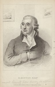 Portrait of Benjamin Kenton by English School