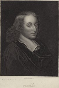 Portrait of Blaise Pascal by English School