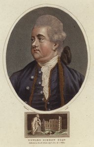 Portrait of Edward Gibbon by English School