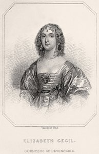 Portrait of Elizabeth Cecil, Countess of Devonshire by English School