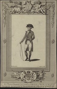 Portrait of George Augustus Frederick, Prince of Wales by English School