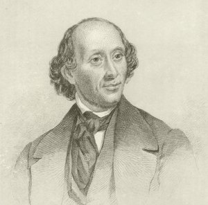Portrait of Hans Christian Andersen by English School