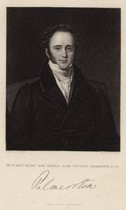Portrait of Henry John Temple by English School