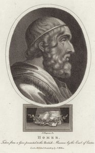 Portrait of Homer by English School
