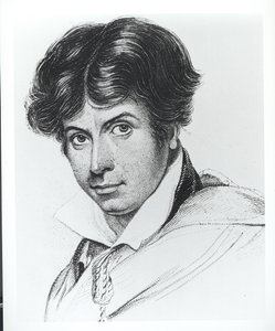 Portrait of James Henry Leigh Hunt by English School