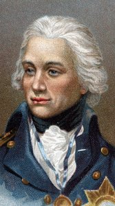 Portrait of Lord Horatio Nelson - From series Leaders of Men - Chromolithography - English School, 20th century by English School
