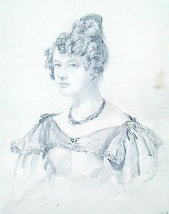 Portrait of M.A.R. by G.B., from Michael Faraday