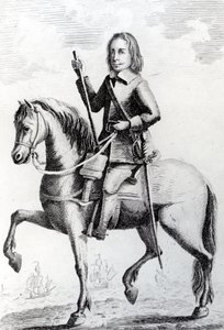 Portrait of Major General Desborough on Horseback
