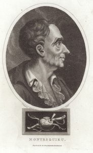 Portrait of Montesquieu by English School