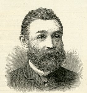 Portrait of Mr. R. Urwin, Secretary to the Tyne Improvement Commissioners, 1884