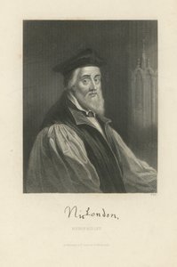 Portrait of Nicholas Ridley by English School
