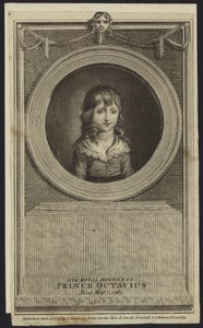 Portrait of Prince Octavius by English School