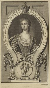 Portrait of Princess Augusta of Saxe-Gotha-Altenburg by English School