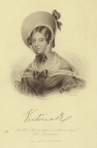 Portrait of Queen Victoria by English School