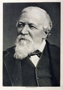 Portrait of Robert Browning from a Photograph by Fradelle and Young, Engraved by Walker and Boutall