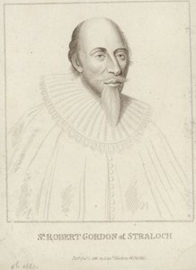 Portrait of Robert Gordon of Straloch by English School