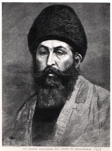 Portrait of Shir Ali Khan, Emir of Afghanistan, 1878