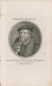 Portrait of Sir Richard Whittington and his cat