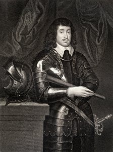 Portrait of Spencer Compton, 2nd Earl of Northampton, from Lodges British Portraits by English School