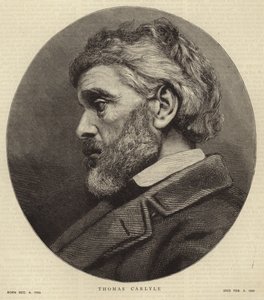 Portrait of Thomas Carlyle by English School