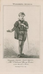 Portrait of William Henry West Betty as Hamlet by English School