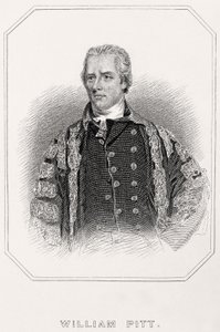 Portrait of William Pitt by English School