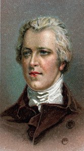 Portrait of William Pitt the Younger (1759-1806) - From series Leaders of Men - Chromolithography - English School, 20th century by English School