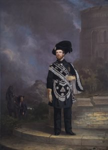 Portrait of a Masonic Knight Templar by English School