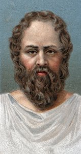 Portrait of Socrates (469-399 BC) (from series 