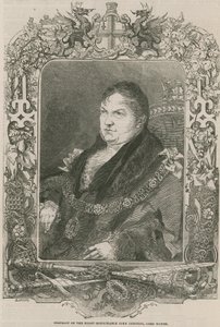 Portrait of the Right Honourable John Johnson, Lord Mayor by English School