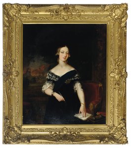 Portrait of the Young Queen Victoria by English School