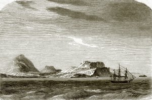 Post-office Bay, Charles or Floriana Island by English School