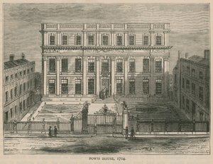 Powis House, London, in 1714 by English School