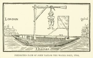 Predicated fate of John Taylor the water poet by English School