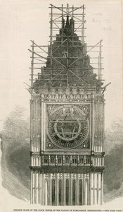 Present State of the Clock Tower of the Palace of Westminster