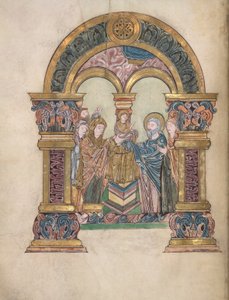 Presentation in the Temple, from the Benedictional of St Aethelwold, 971-984