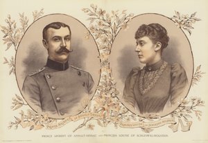 Prince Aribert of Anhalt-Dessau and Princess Louise of Schleswig-Holstein