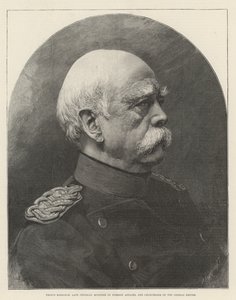 Prince Bismarck, late Prussian Minister of Foreign Affairs, and Chancellor of the German Empire by English School