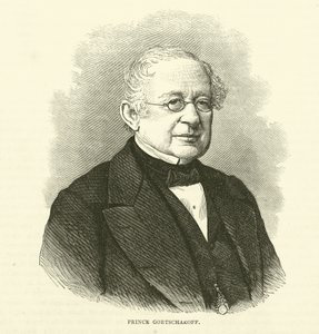 Prince Gortschakoff, November 1870 by English School