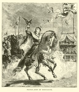 Prince John of Mortaigne by English School