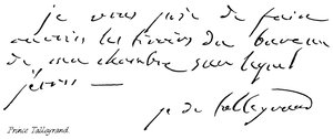 Prince Talleyrand