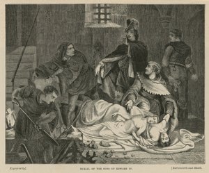 Princes in the Tower by English School