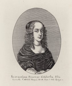 Princess Elizabeth, Second Daughter of King Charles I (engraving)