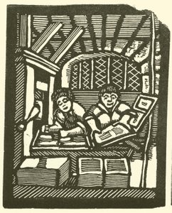 Printing press by English School